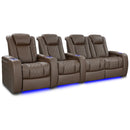 Valencia Tuscany Vegan Edition Home Theater Seating Row of 4