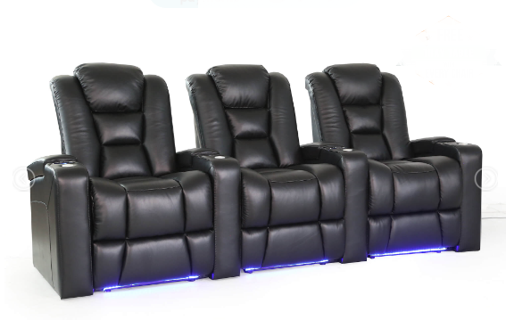 Valencia Venice Home Theater Seating Row of 3