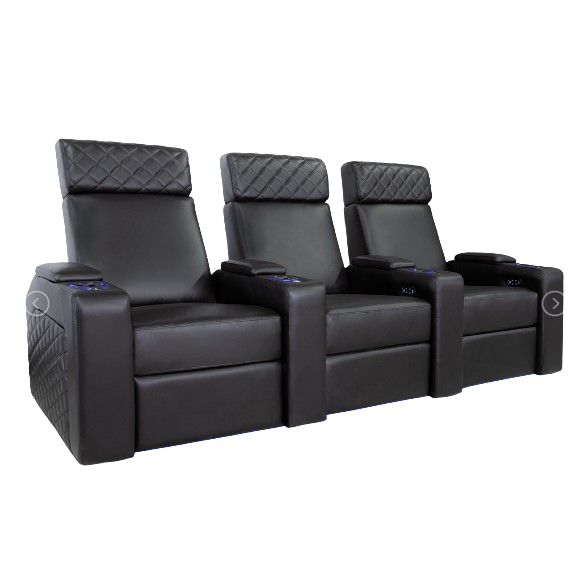 Valencia Zurich Home Theater Seating Row of 3