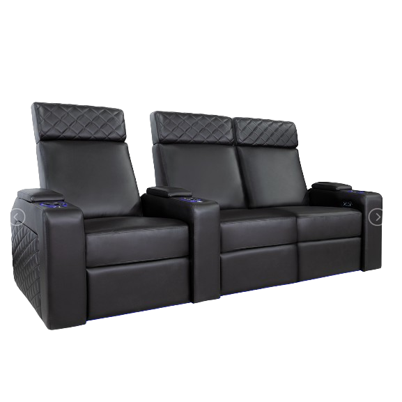 Valencia Zurich Home Theater Seating Row of 3